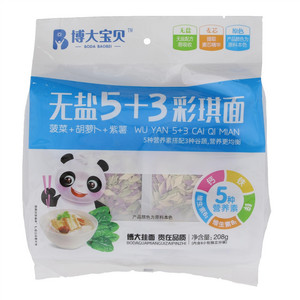 博大宝贝无盐5+3彩琪面