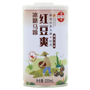Gang Heng港亨冰糖马蹄红豆爽糖水饮料