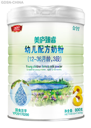 美庐金智幼儿配方奶粉