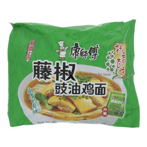 康师傅藤椒豉油鸡面