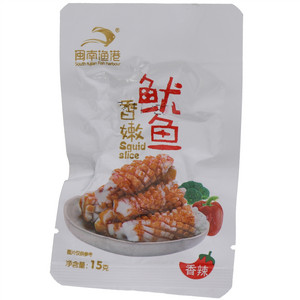 闽南渔港香辣味香嫩鱿鱼