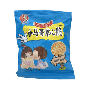 雪伟小马哥小马哥掌心脆川辣牛肉味金丝香脆面