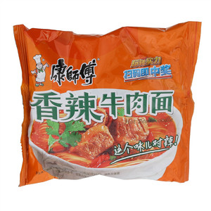 康师傅香辣牛肉面