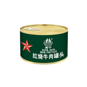 美寜红烧牛肉罐头
