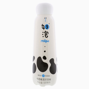 妙泡牛奶味苏打饮料