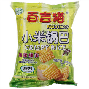 百吉猫烧烤味小米锅巴