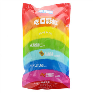 氧元粮吃口彩虹膨化盲袋