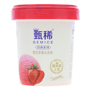伊利甄稀经典系列挚恋草莓冰淇淋
