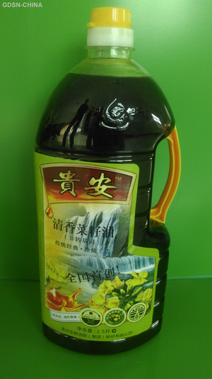 贵安清香菜籽油