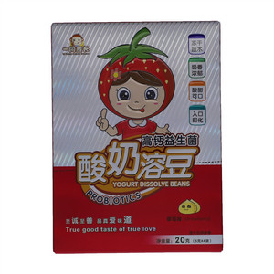 益生菌草莓味酸奶溶豆