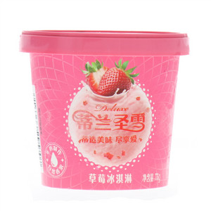 蒙牛蒂兰圣雪草莓冰淇淋