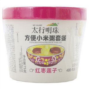 太行明珠 方便小米粥套餐【红枣莲子口味】