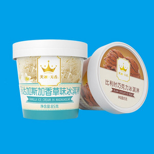 天冰?天香马达加斯加香草味冰淇淋