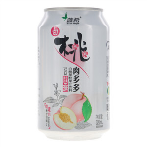 Blue Hope蓝希肉多多白桃果粒果汁饮料