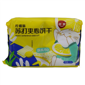 润之家苏打夹心饼干（柠檬味）
