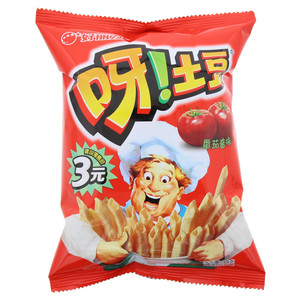 好丽友呀！土豆番茄酱味薯条