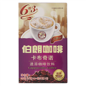 伯朗咖啡卡布奇诺速溶咖啡饮料