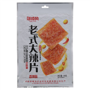 邬辣妈香辣味湖南老式大辣片（大豆蛋白类制品）