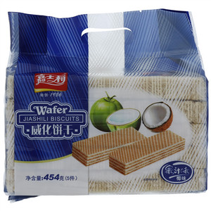 嘉士利椰味威化饼干