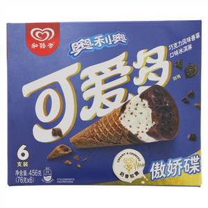 WALL'S和路雪可爱多巧克力风味香草口味甜筒冰淇淋