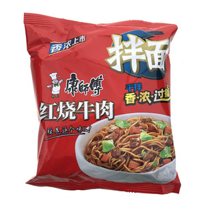 康师傅红烧牛肉拌面