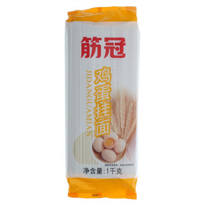 筋冠鸡蛋挂面