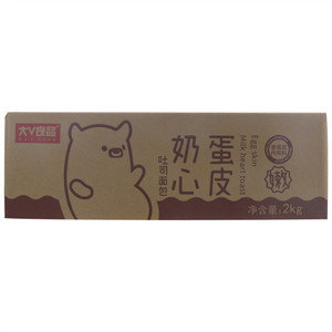 大V良品蛋皮奶心吐司面包