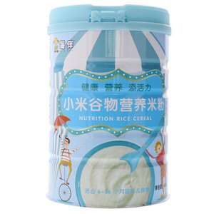 每伴小米谷物营养米粉（罐装）