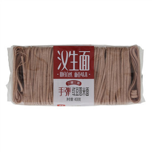 汉生手弹红豆薏米面（挂面）400克