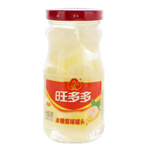 旺多多冰糖梨球罐头
