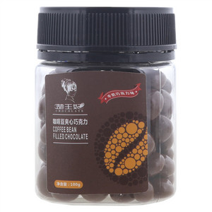 楚王妃牛奶巧克力味咖啡豆夹心巧克力