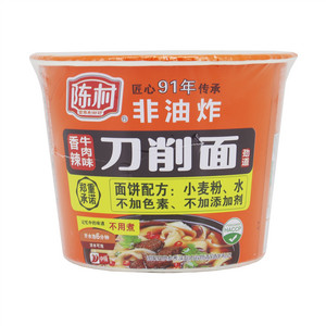 陈村百年制粉坊（非油炸）刀削面 香辣牛肉味
