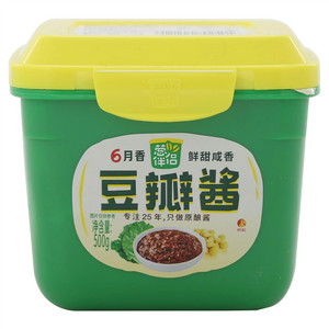 葱伴侣六月香豆瓣酱500G