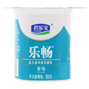 君乐宝乐畅原味益生菌风味发酵乳