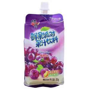葡萄味鲜果派对果汁饮料