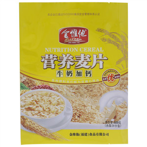 金惟他牛奶加钙营养麦片