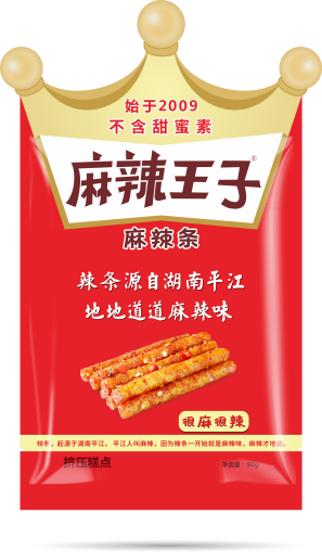 麻辣王子地道辣条（很麻很辣）-90克