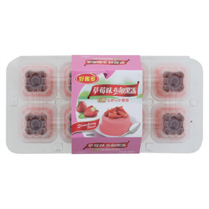 好趣多草莓味布甸果冻