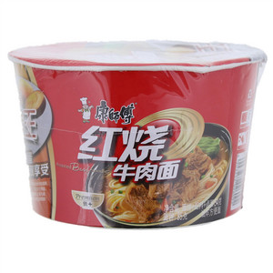 康師傅双享卤蛋王红烧牛肉面