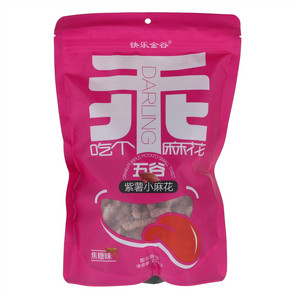 快乐金谷焦糖味紫薯小麻花