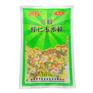 晟粒速冻三鲜虾仁玉米粒