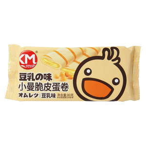 卡啰卡曼豆乳味小曼脆皮蛋卷