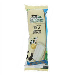 蒙牛优牧布丁雪糕