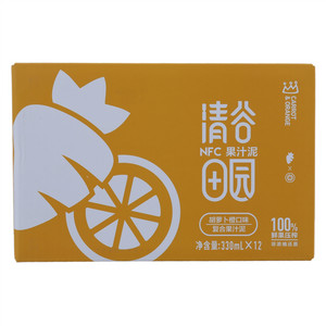 清谷田园胡萝卜橙口味复合果汁泥