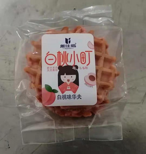 雅佳福白桃味华夫