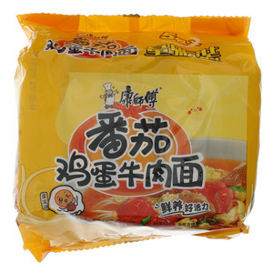 康师傅番茄鸡蛋牛肉面5包