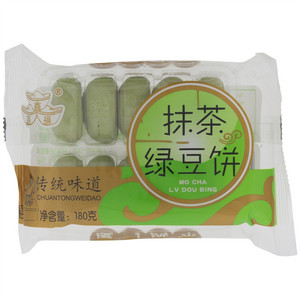 鑫百福抹茶绿豆饼