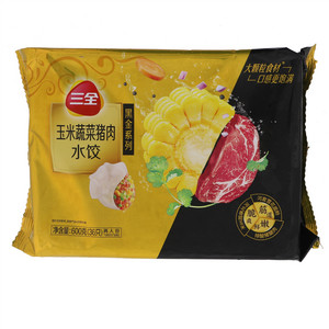 三全 玉米蔬菜猪肉水饺