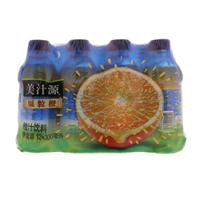 美汁源果粒橙橙汁饮料12X300毫升