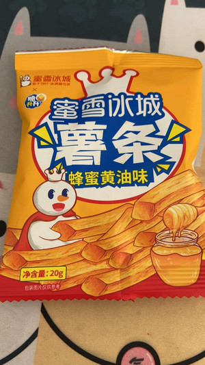 脆升升蜂蜜黄油味蜜雪冰城薯条